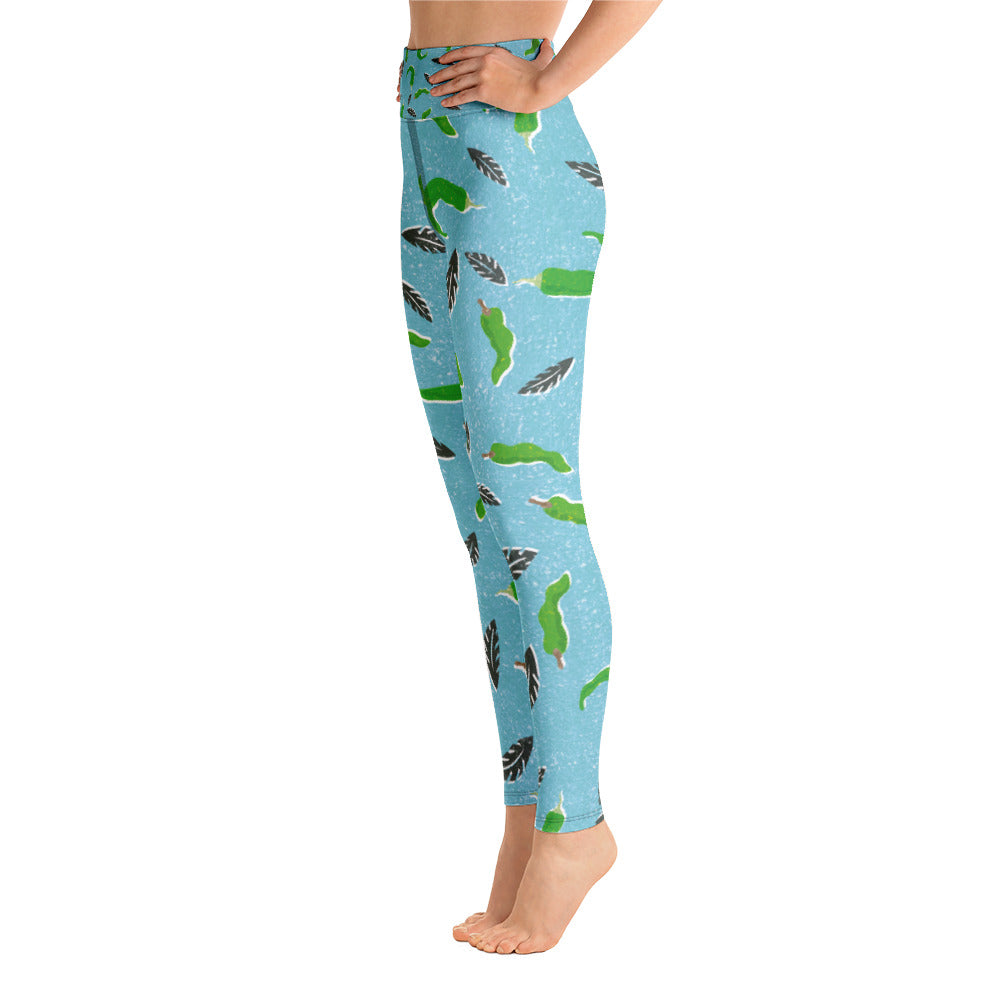 Yoga Leggings- Maha Green Chilli