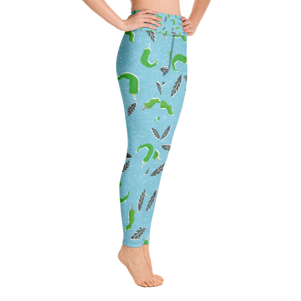 Yoga Leggings- Maha Green Chilli