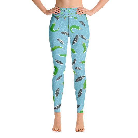 Yoga Leggings- Maha Green Chilli