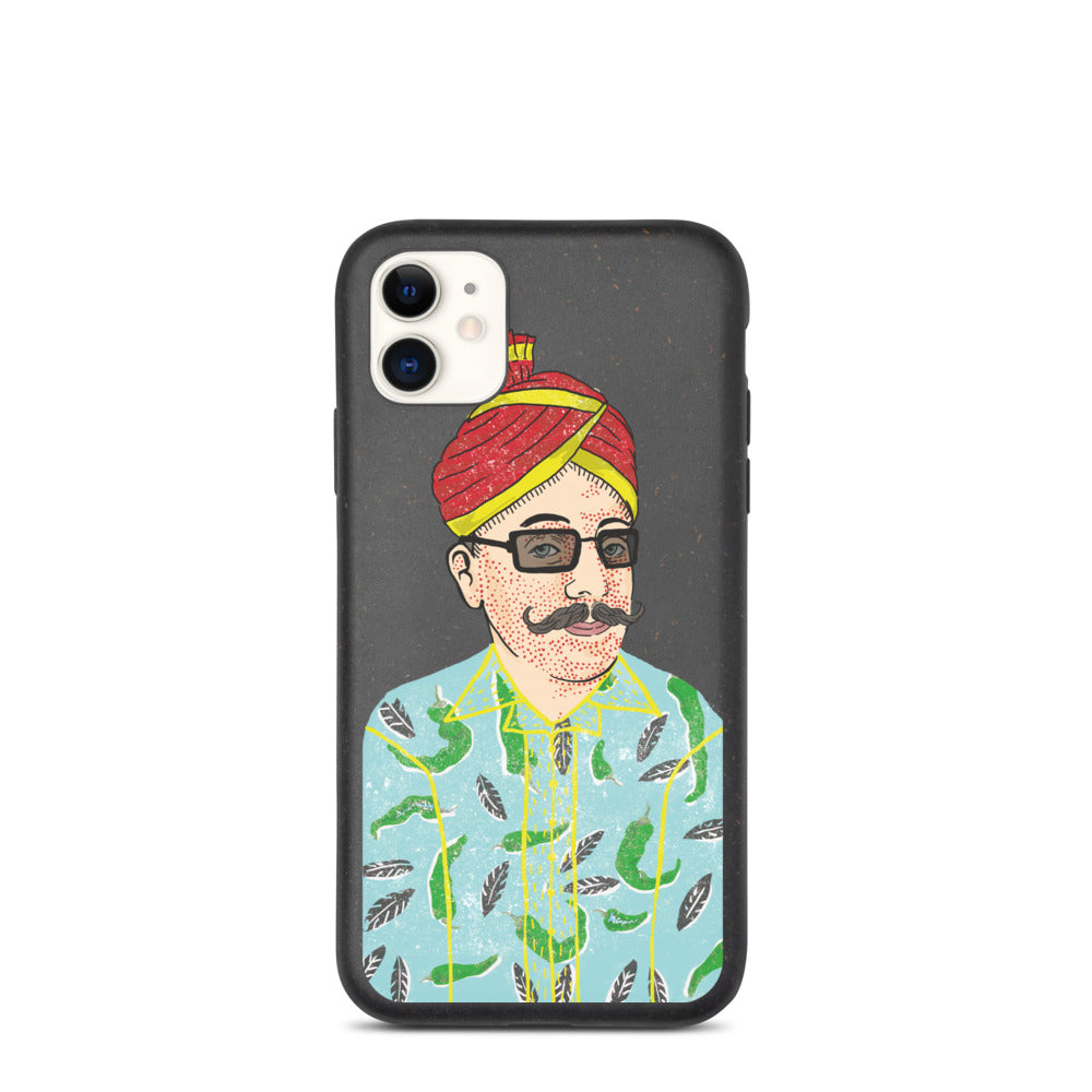 Biodegradable iPhone Case- Maha Green Chilli