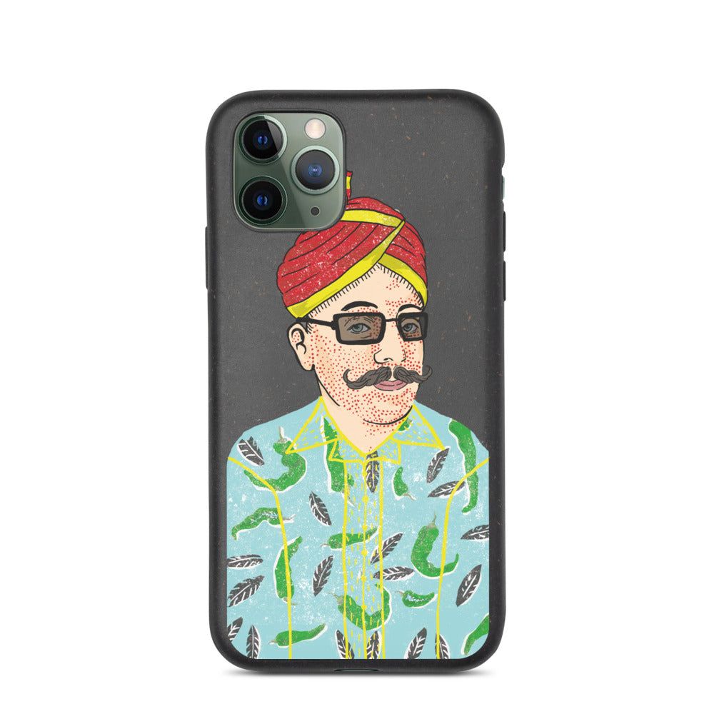 Biodegradable iPhone Case- Maha Green Chilli